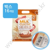 (박스) 밀크클래식 누룽지 크런치스낵 [치즈맛] 348g