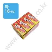 (타) 롯데 왓따 사우어스트로베리 풍선껌 23g