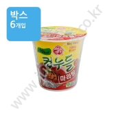 (박스) 오뚜기 컵누들 [마라탕] 44.7g(컵라면)