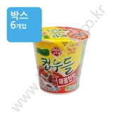 (박스) 오뚜기 컵누들 [매콤한맛] 37.8g(컵라면)