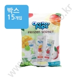(박스) 얼려먹는 코조 팝스(과일아이스바) 324g(9P)