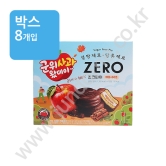 (박스) 롯데 군위사과 제로 [초코파이] 애플시나몬 336g