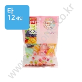 (타) 쿠위(COOWY) 큐브 후르츠젤리 70g