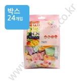(박스) 쿠위(COOWY) 큐브 후르츠젤리 300g[대용량]