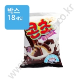 (박스) 크라운 콘초 초코가나슈 66g
