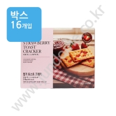 (박스) 알로(ALLO)  [딸기] 토스트 크래커 210g(대용량)