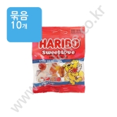 행사)(묶음) 하리보 스위트러브 40g X 10개묶음   소비기한 27/02/01