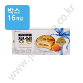 (박스) 롯데 프리미엄 몽쉘 생크림케이크 리치치즈&카라멜 222g