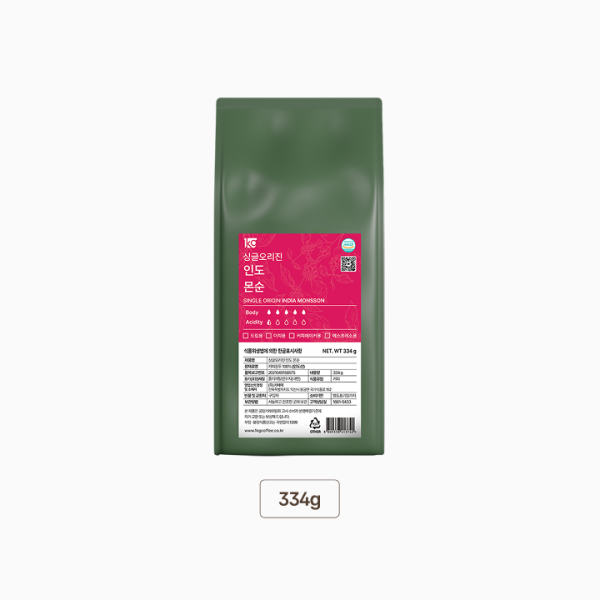 싱글오리진 인도 몬순 원두