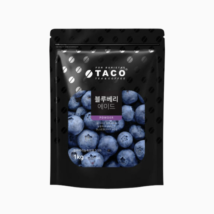 [타코] 블루베리 에이드 1Kg (지퍼백 파우치)