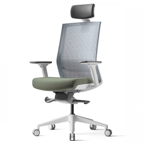 베스툴 S29 화이트 S29G110LW 헤드형 사무용 의자