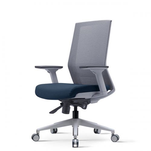 베스툴 S29 화이트 S29B110MW 미들백 사무용 의자