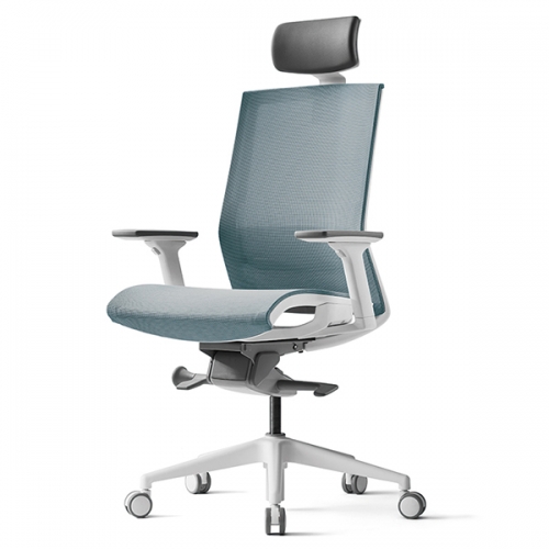 베스툴 S29M 화이트 S29M110LW 헤드형 사무용 의자