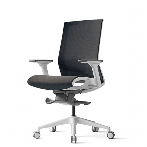 베스툴 S29M 화이트 S29M110MW 미들백 사무용 의자