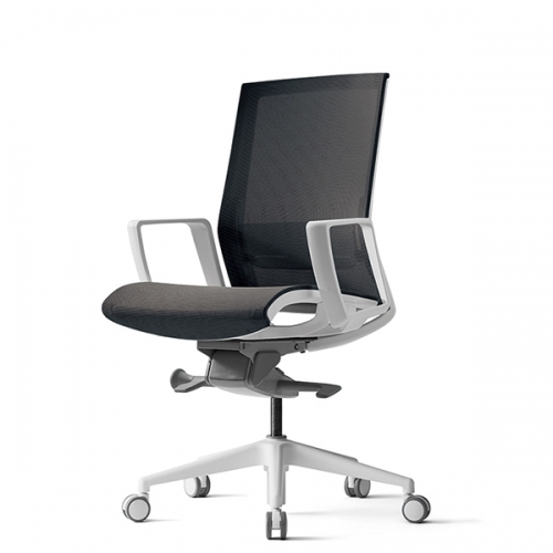 베스툴 S29M 화이트 S29M210MW 미들백 사무용 의자