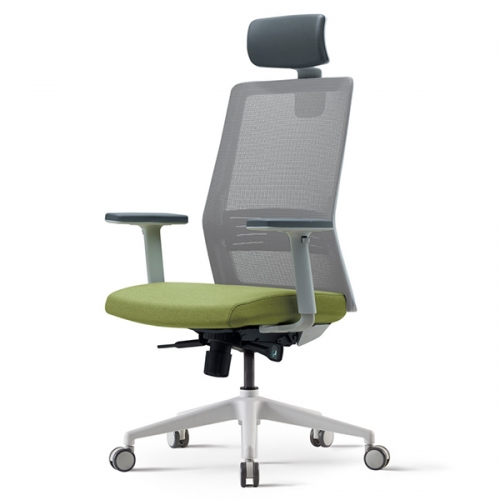 베스툴 S40 화이트 S40B110LW 헤드형 사무용 의자