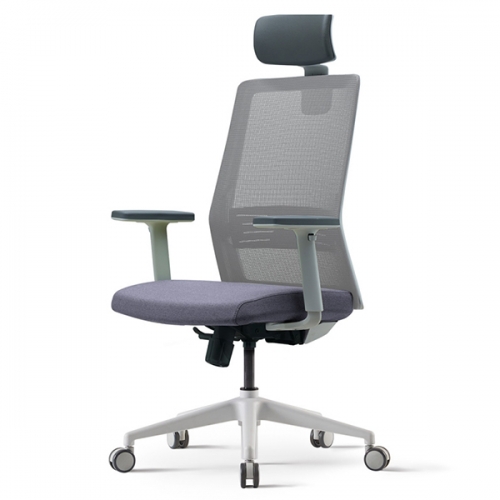 베스툴 S40 화이트 S40E110LW 헤드형 사무용 의자