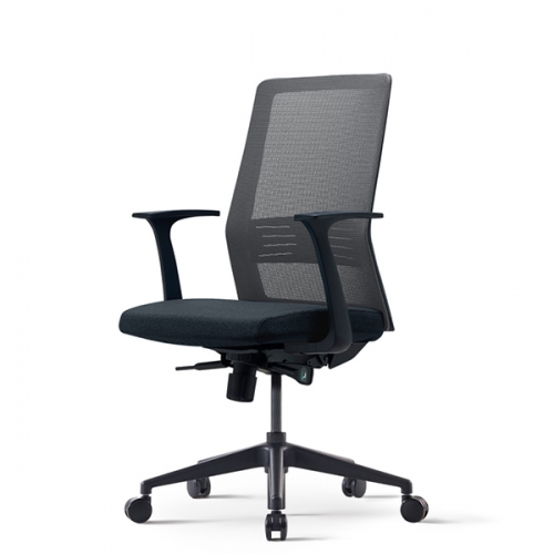 베스툴 S40 블랙 S40B210M 미들백형 사무용 의자