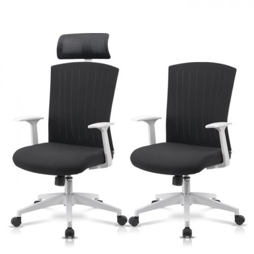 하이퍼스 나이트 체어 (화이트프레임) 사무용 의자