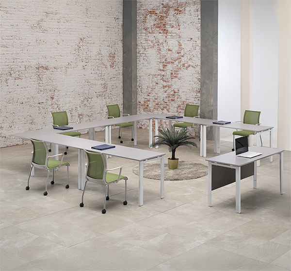 P-DF시리즈 연결형 가림판무 회의용테이블