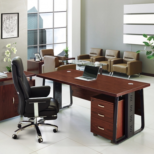 IN-9002 브론즈유리 중역용 책상