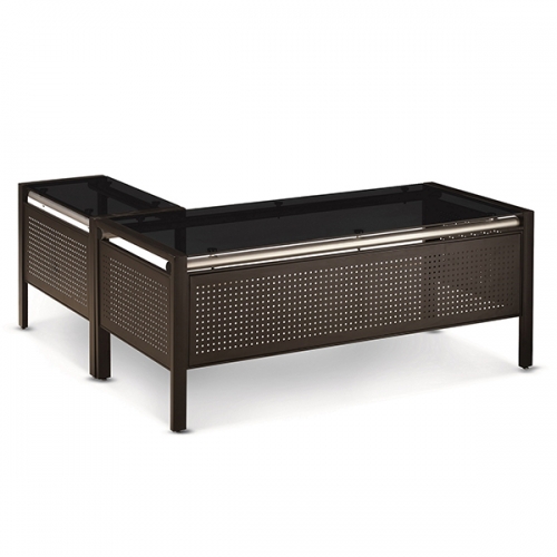 J-201 유리 책상 SET (12mm 강화유리)