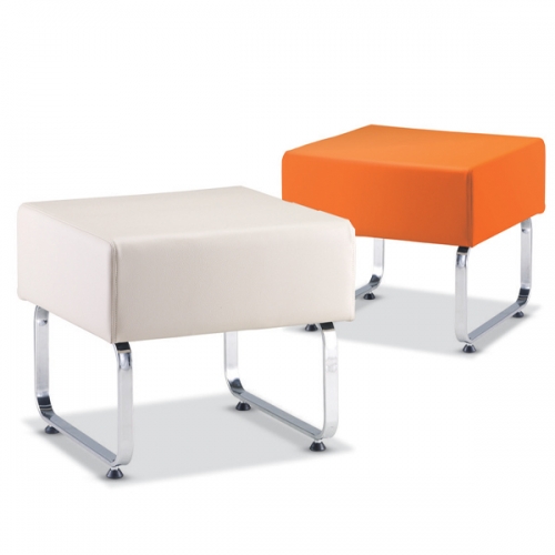 큐브 1인용 로비 스툴 의자