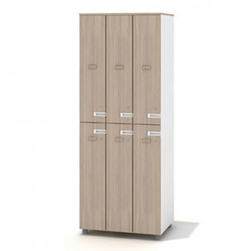 비츠 플러스-D 홈오피스 목재 락커장 2단