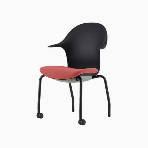 파트라 픽시 PCV_PX54_BK 반고정 회의용 의자