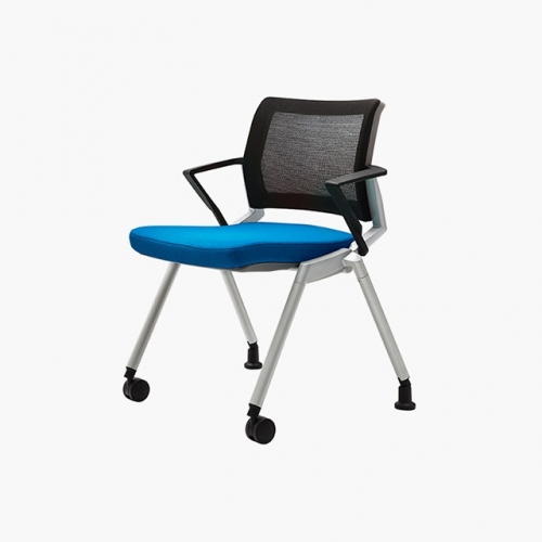 파트라 CCT53AM 시티 팔유 메쉬 반고정 회의용 의자