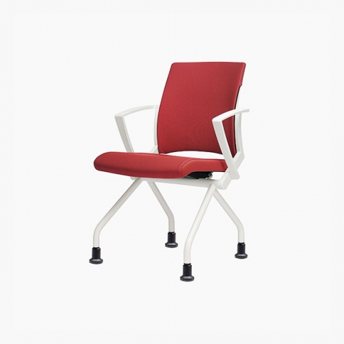 파트라 CCB33AU-WH 큐브 팔유 패딩 글라이드 회의용 의자