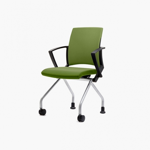 파트라 CCB53AU 큐브 팔유 패딩 반고정 회의용 의자