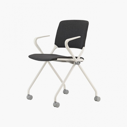 파트라 CPY43AU-WH 폴리 팔유 패딩 캐스터 회의용 의자