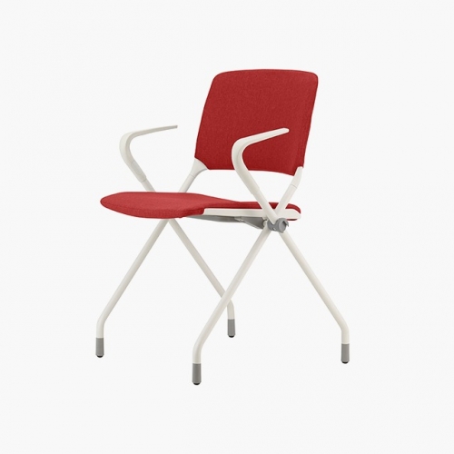 파트라 CPY33AU-WH 폴리 팔유 패딩 글라이드 회의용 의자