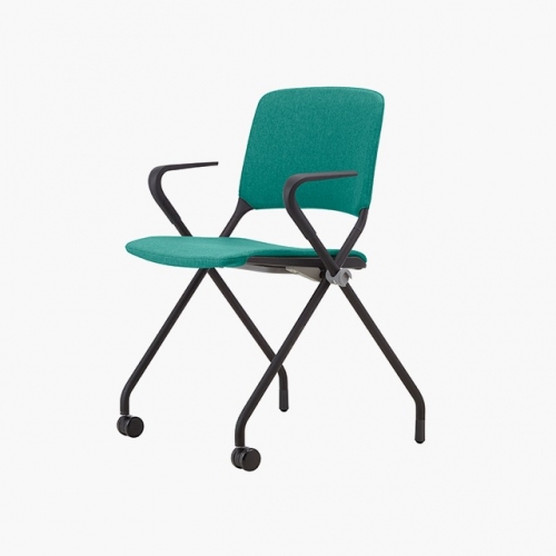 파트라 CPY53AU 폴리 팔유 패딩 반고정 회의용 의자