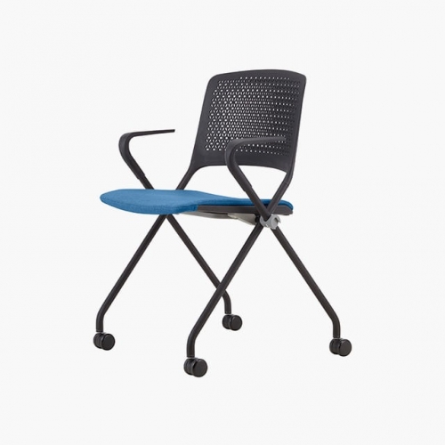 파트라 CPY43AS 폴리 팔유 타공 패딩 캐스터 회의용 의자