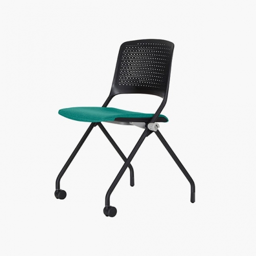 파트라 CPY53S 폴리 팔무 타공 패딩 반고정 회의용 의자