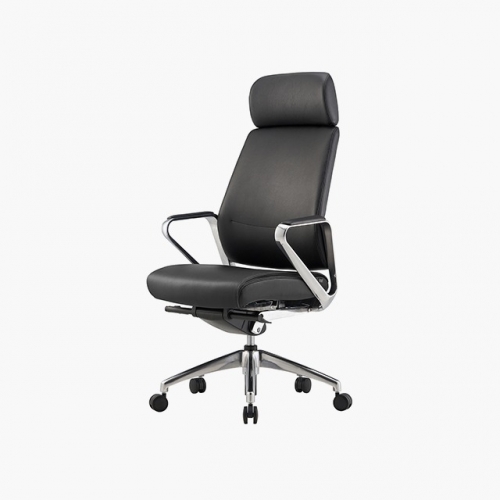 파트라 CVF11U-L 볼프 메모리폼 천연가죽 헤드레스트 중역용 의자