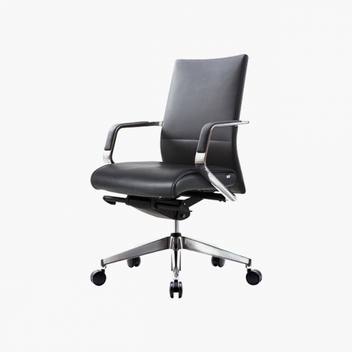 파트라 CKY12U-L 카일 메모리폼 천연가죽 미들백형 중역용 의자