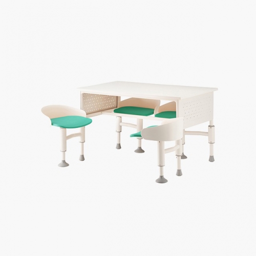 파트라 DA9112OS T9 가림판형 공공기관 식당테이블 다목적테이블 4인