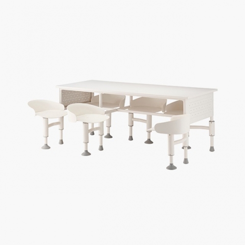 파트라 DA9118ON T9 가림판형 공공기관 식당테이블 다목적테이블 6인