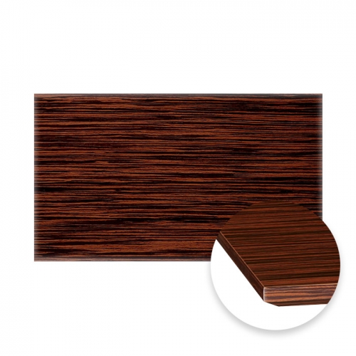 하이퍼스 흑단 무늬목 사각상판