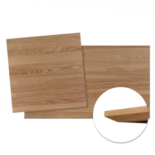 하이퍼스 내추럴 무늬목 빗각 사각상판(36T)