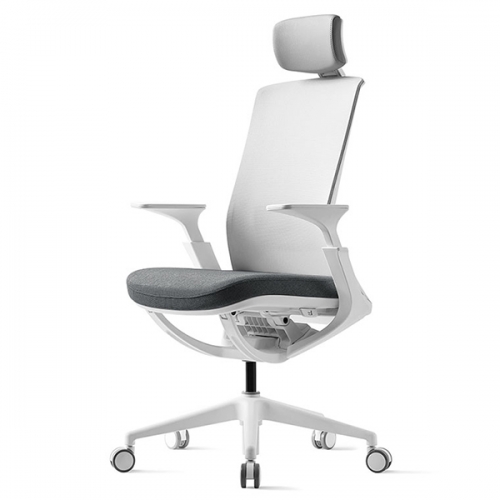 베스툴 롤리 P1G210LW 화이트 헤드형 고정팔걸이 사무용 의자