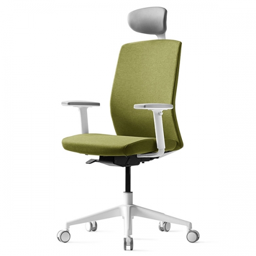 베스툴 J27 J27E110LW 화이트 헤드형 조절팔걸이 사무용 의자