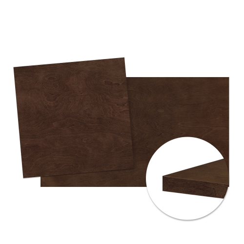 하이퍼스 월넛 자작 무늬목 사각상판(25T)