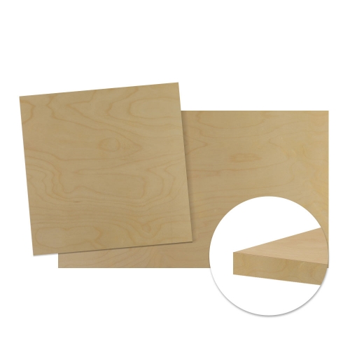 하이퍼스 내추럴 자작 무늬목 사각상판(25T)