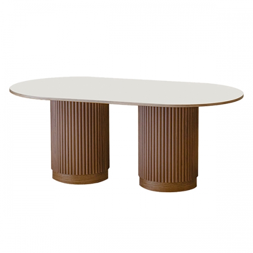 템바 무늬목 회의용테이블