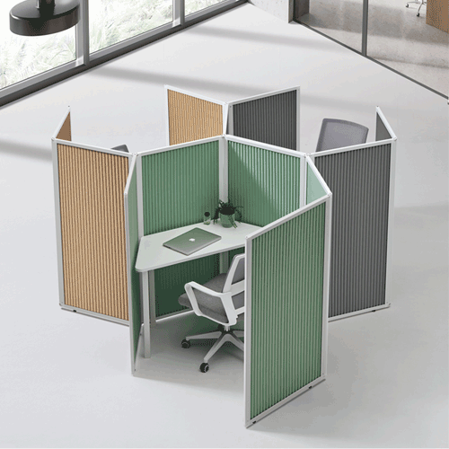 플랜맥스 소리먹는 파티션 Fold360파티션 TO-0616 기본형 (높이1560mm)