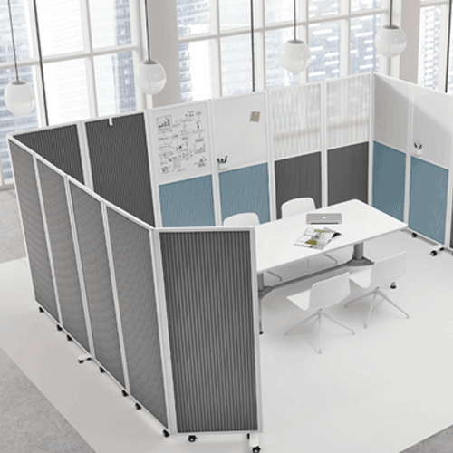 플랜맥스 소리먹는 파티션 Fold360파티션 TO-0618 기본형 (높이1760mm)